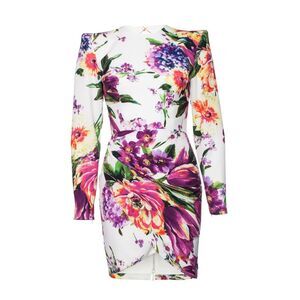 Alex Perry Anais floral print mini dress.